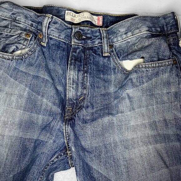 Y2K Levi’s 559 Faded Medium-Dark Wash Jeans - Picture 4 of 5